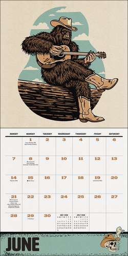 Weird, Weird West 2026 Wall Calendar de Sam Larson