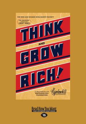 THINK & GROW RICH de Napoleon Hill