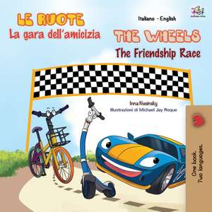 The Wheels The Friendship Race (Italian English Bilingual Book for Kids) de Kidkiddos Books