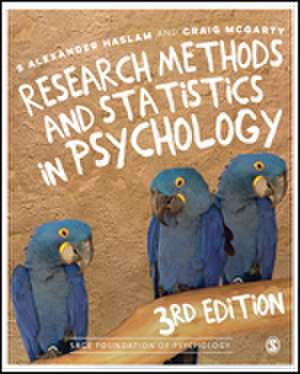 Research Methods and Statistics in Psychology de S. Alexander Haslam