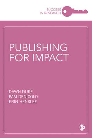 Publishing for Impact de Dawn Duke