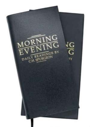 Morning and Evening Black Leather de Charles Haddon Spurgeon