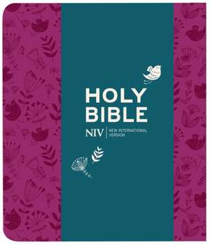 NIV Journalling Plum Soft-tone Bible with Clasp de New International Version