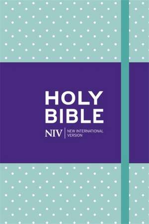 NIV Pocket Mint Polka-Dot Notebook Bible de New International Version