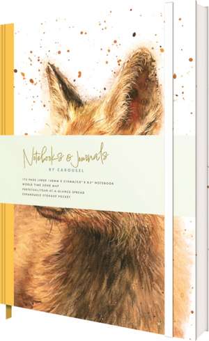 Bree Merryn Fox Lined Notebook de Carousel Calendars