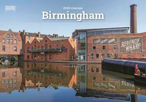 Birmingham A5 Calendar 2025 de Carousel Calendars