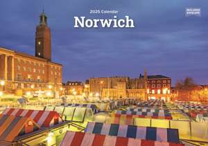 Norwich A5 Calendar 2025 de Carousel Calendars