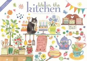 Life in the Kitchen Planner A4 Calendar 2025 de Carousel Calendars