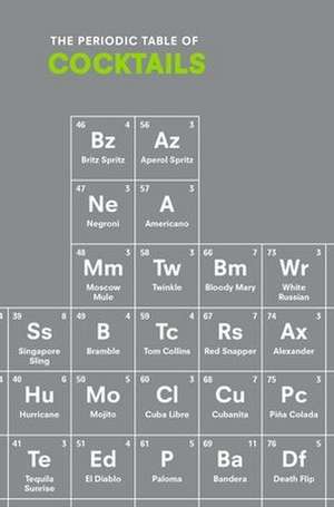 Periodic Table of COCKTAILS de Emma Stokes