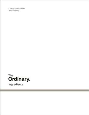 Ingredients de The Ordinary
