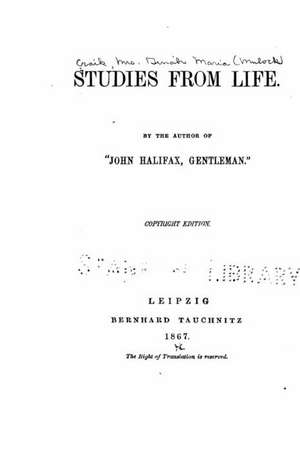 Studies from Life de Dinah Maria Mulock Craik