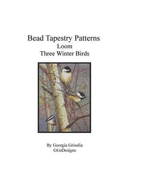 Bead Tapestry Patterns Loom Three Winter Birds de Georgia Grisolia