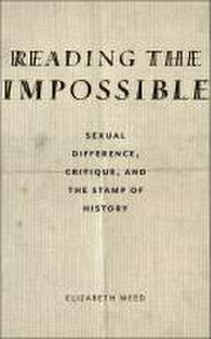 Reading the Impossible de Elizabeth Weed