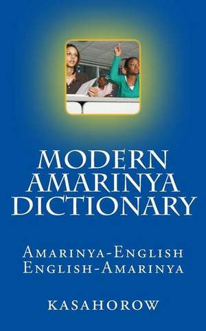 Modern Amarinya Dictionary de Kasahorow