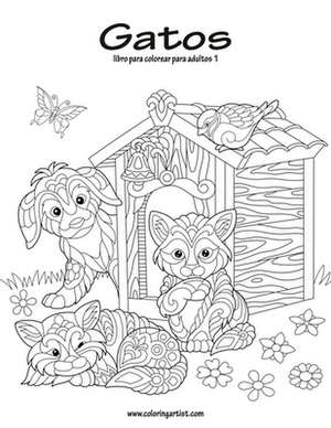 Gatos Libro Para Colorear Para Adultos 1 de Nick Snels