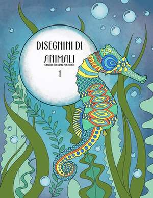 Disegnini Di Animali Libro Da Colorare Per Adulti 1 de Nick Snels