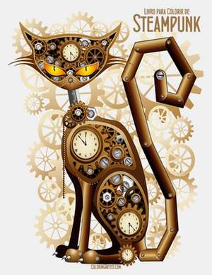 Livro Para Colorir de Steampunk 1 & 2 de Nick Snels