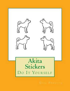 Akita Stickers de Gail Forsyth