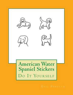 American Water Spaniel Stickers de Gail Forsyth