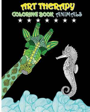 Art Therapy Coloring Book Animals de Jocelyn Harper