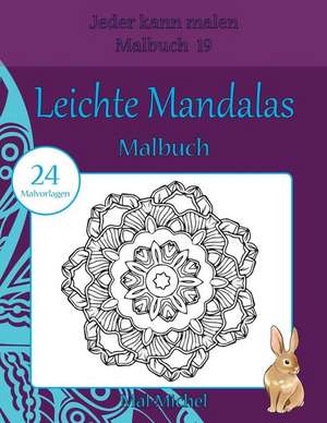 Leichte Mandalas Malbuch de Mal-Michel