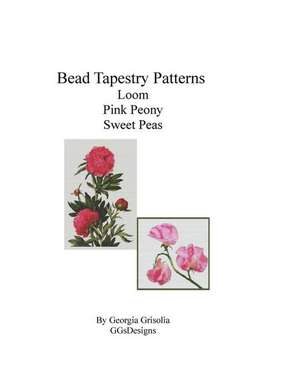 Bead Tapestry Patterns Loom Pink Peony Sweet Peas de Georgia Grisolia