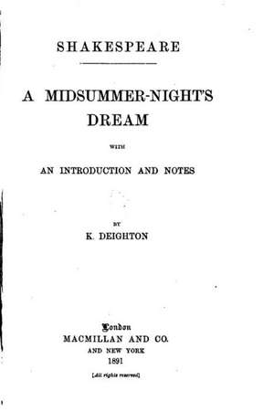 A Midsummer-Night's Dream de K. Dreighton