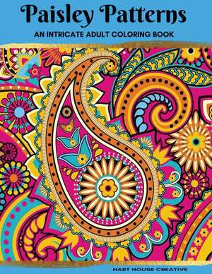 Paisley Patterns Coloring Book de Hart House Creative