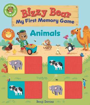 Bizzy Bear: My First Memory Game: Animals de Benji Davies