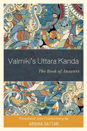 UTTARA KANDA THE BOOK OF ANSWECB