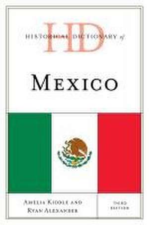 Historical Dictionary of Mexico de Amelia M. Kiddle