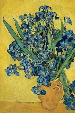 Vincent Van Gogh's 'Vase with Irises Against a Yellow Background' Art of Life Jo de Ted E. Bear Press