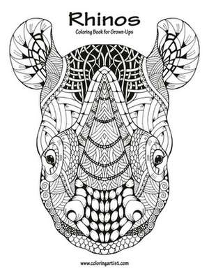 Rhinos Coloring Book for Grown-Ups 1 de Nick Snels