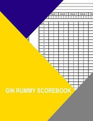 Gin Rummy Scorebook de Wisteria, Thor
