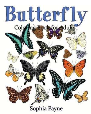 Butterfly Coloring Book for Adults de Book for Adults, Butterflies Coloring