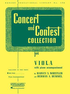 Concert and Contest Collection for Viola de H. Voxman