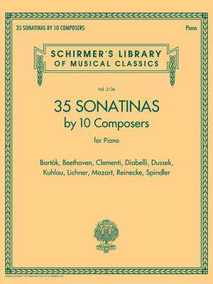 35 Sonatinas by 10 Composers for Piano Schirmer's Library of Mu de Hal Leonard Corp