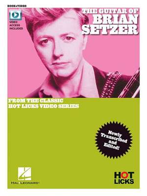 The Guitar of Brian Setzer Book/Online Media