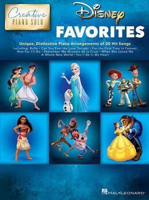 Disney Favorites - Creative Piano Solo de Hal Leonard Corp