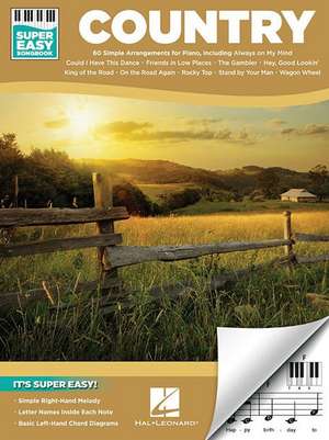 COUNTRY SUPER EASY SONGBOOK de Unknown