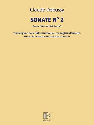 Sonate No. 2: Woodwind Quintet Score and Parts de Claude Debussy