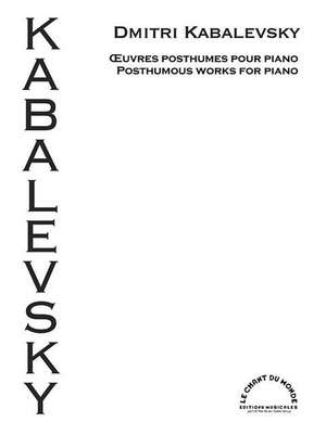 Posthumous Works for Piano de Dmitri Kabalevsky