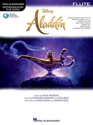 Aladdin: Instrumental Play-Along Series for Flute de Alan Menken