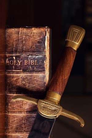 Old Bible with a Sword Journal de Cool Image