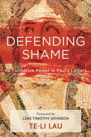 Defending Shame – Its Formative Power in Paul`s Letters de Te–li Lau