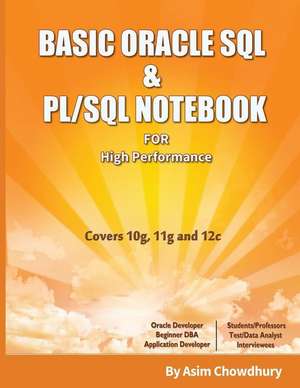 Basic Oracle SQL & PL/SQL Notebook de Chowdhury, Asim