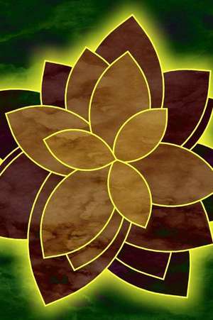 Abstract Flower on Green de Unique Journal