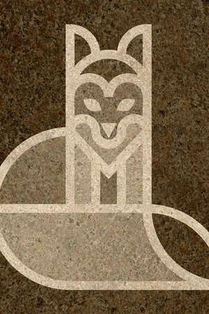 A Cool Geometric Fox Drawing de Unique Journal