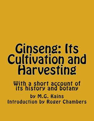 Ginseng de M. G. Kains