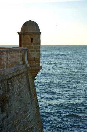 Former Sentry Box in Cadiz Andalusia Spain Journal de Cool Image